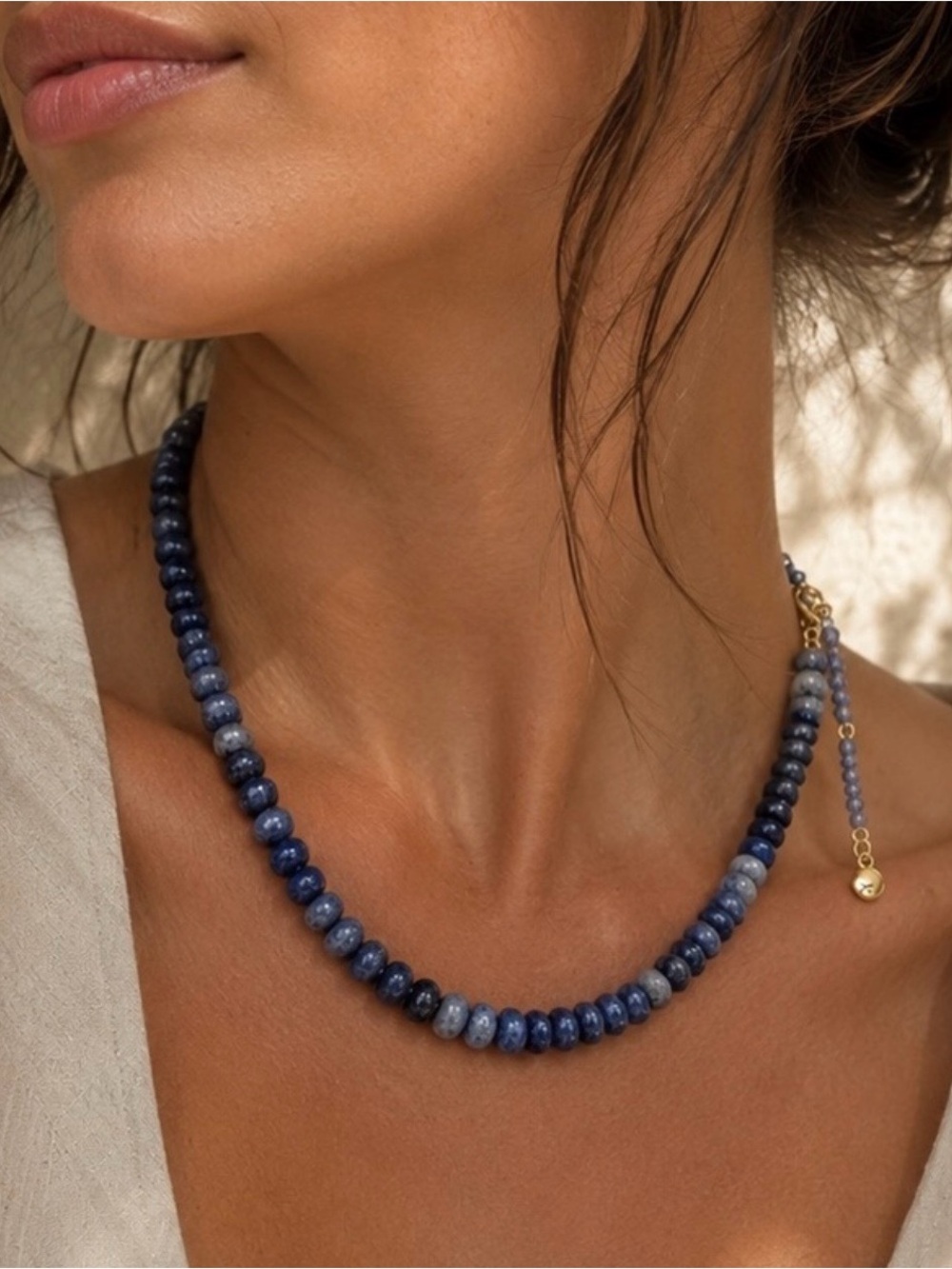 NEW Mayamar Blue Semi Precious Necklace - Picture 3 of 3